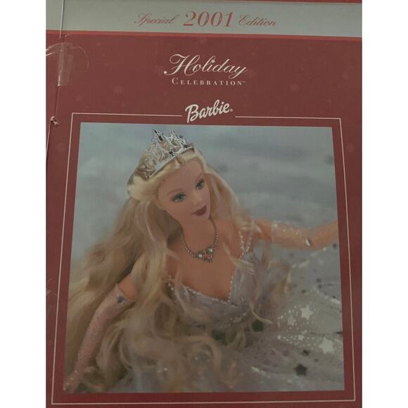 2001 Vintage Holiday Celebrations Barbie Doll Special Edition Blond New in Box - Picture 6 of 9